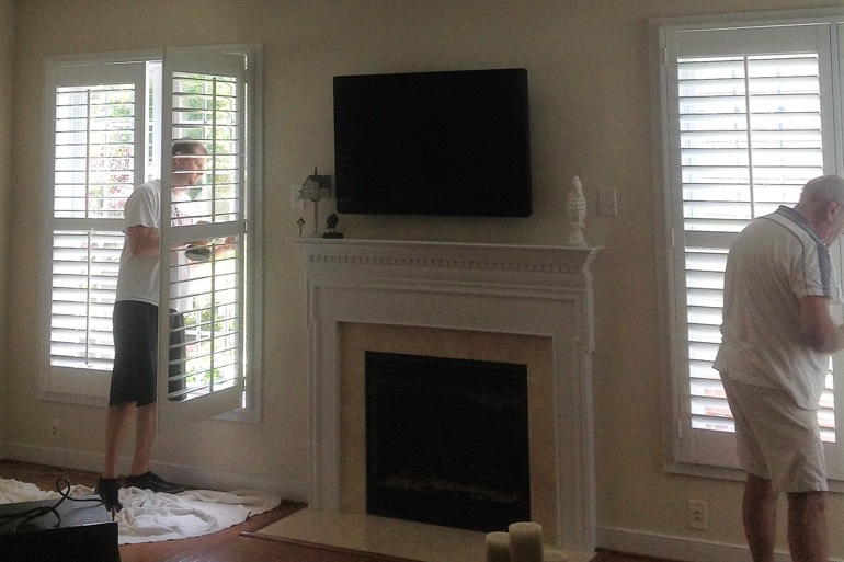 Raleigh shutter installation